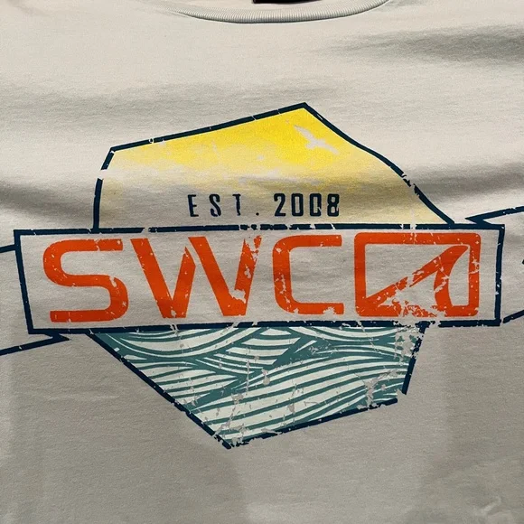 Skinny Water Culture (SWC) Long Sleeve Fishing T-Shirt- Size Men’s Large - Picture 2 of 4